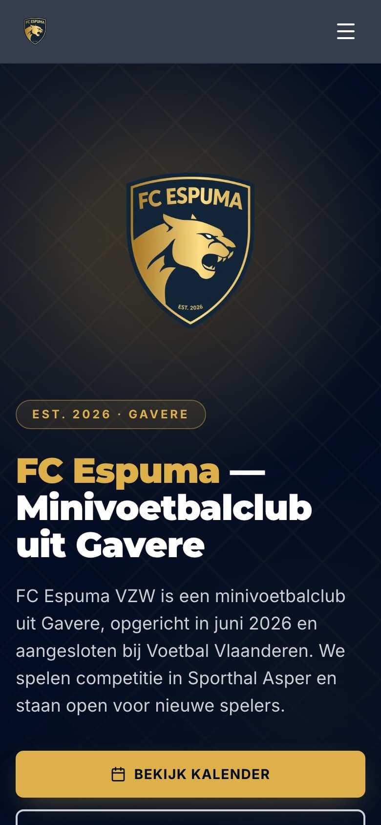 FC Espuma op een smartphone